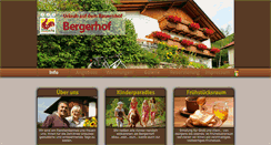 Desktop Screenshot of bergerhof.bz