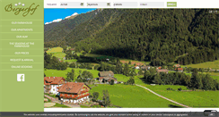 Desktop Screenshot of bergerhof.it