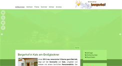 Desktop Screenshot of bergerhof.co.at